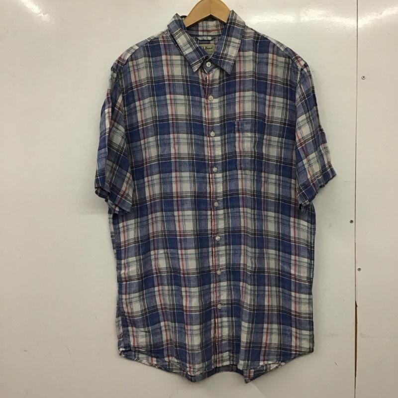 エルエルビーン L.L.Bean シャツ、ブラウス 半袖 半袖シャツ チェックシャツ カラーシャツ L チェック マルチカラー / マルチカラー / multicolor メンズ USED 古着 中古 10158250