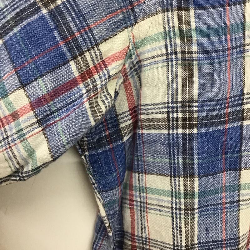 エルエルビーン L.L.Bean シャツ、ブラウス 半袖 半袖シャツ チェックシャツ カラーシャツ L チェック マルチカラー / マルチカラー / multicolor メンズ USED 古着 中古 10158250