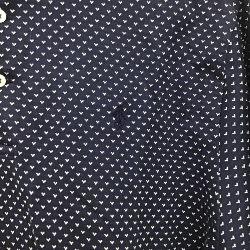 ポロゴルフラルフローレン POLOGOLF ポロシャツ 半袖 半袖ポロシャツ カラーシャツ 半袖カットソー L 総柄 紺 / ネイビー / navy メンズ USED 古着 中古 10158251