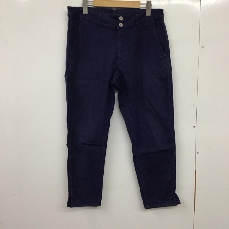 ハリウッドランチマーケット H.R MARKET パンツ ワークパンツ、ペインターパンツ ワークパンツ スリムパンツ ストレッチ 2 無地 紺 / ネイビー / navy メンズ USED 古着 中古 10158258
