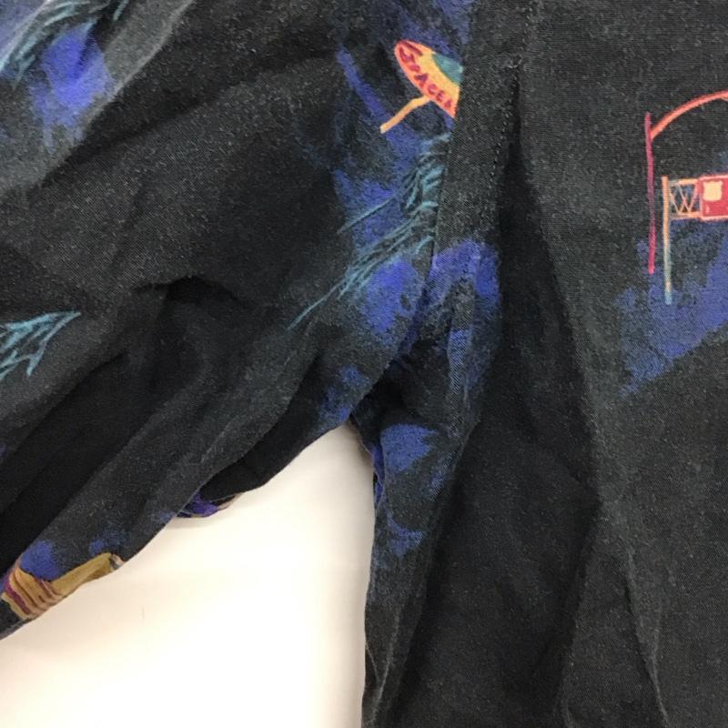 ポールスミス Paul Smith シャツ、ブラウス 長袖 長袖シャツ プリントシャツ カラーシャツ L プリント ダークグレー / ダークグレー / メンズ USED 古着 中古 10158260