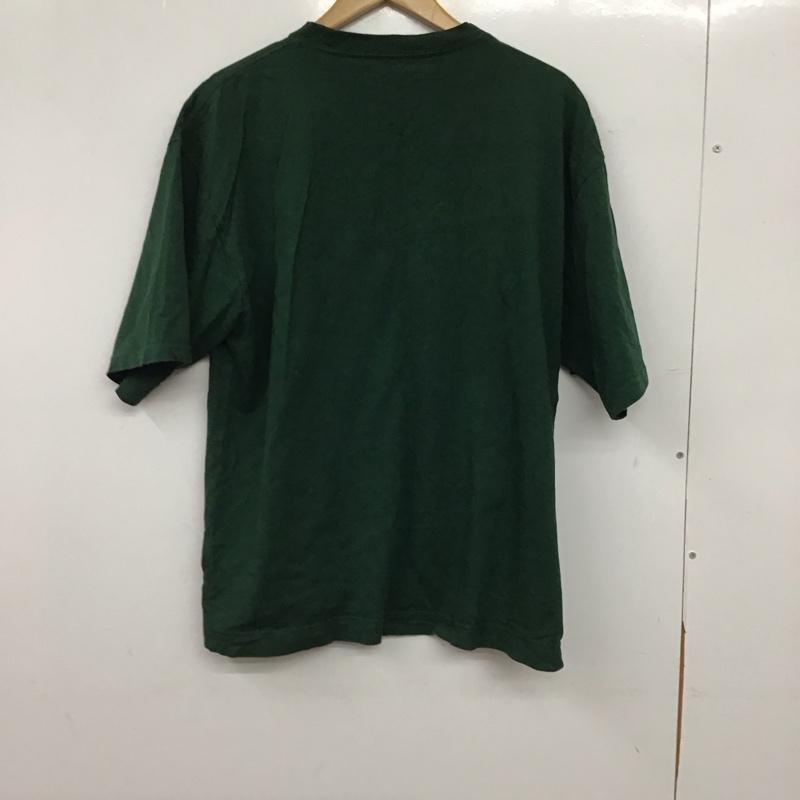チャオパニック CIAOPANIC Tシャツ 半袖 半袖カットソー プリントTシャツ クルーネックカットソー L プリント 緑 / グリーン / green メンズ USED 古着 中古 10158264