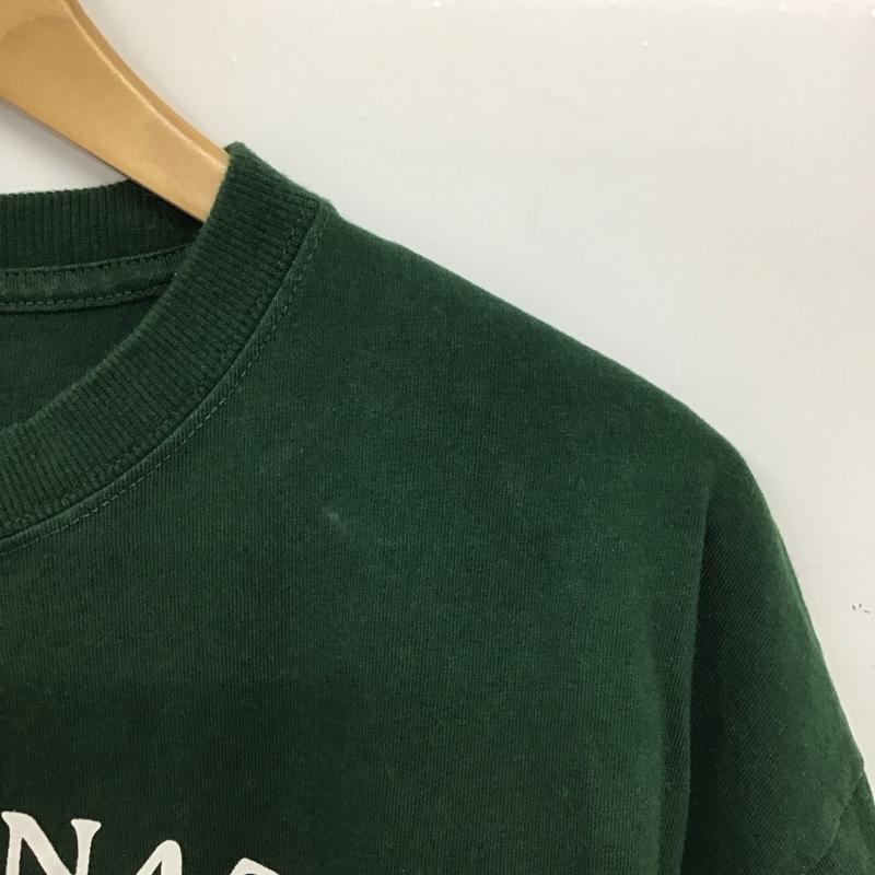 チャオパニック CIAOPANIC Tシャツ 半袖 半袖カットソー プリントTシャツ クルーネックカットソー L プリント 緑 / グリーン / green メンズ USED 古着 中古 10158264