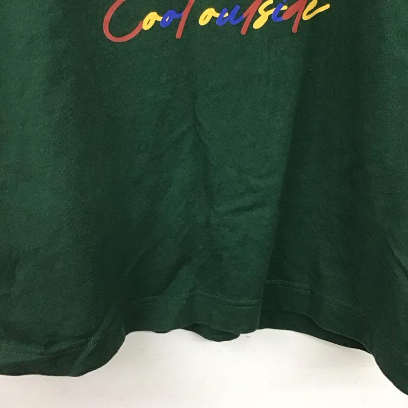 チャオパニック CIAOPANIC Tシャツ 半袖 半袖カットソー プリントTシャツ クルーネックカットソー L プリント 緑 / グリーン / green メンズ USED 古着 中古 10158264