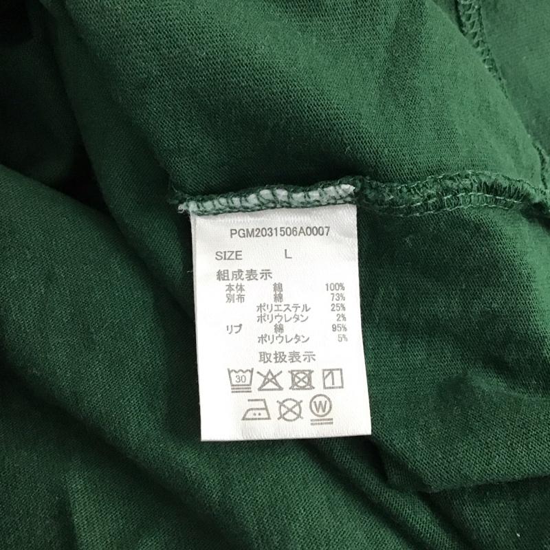 チャオパニック CIAOPANIC Tシャツ 半袖 半袖カットソー プリントTシャツ クルーネックカットソー L プリント 緑 / グリーン / green メンズ USED 古着 中古 10158264