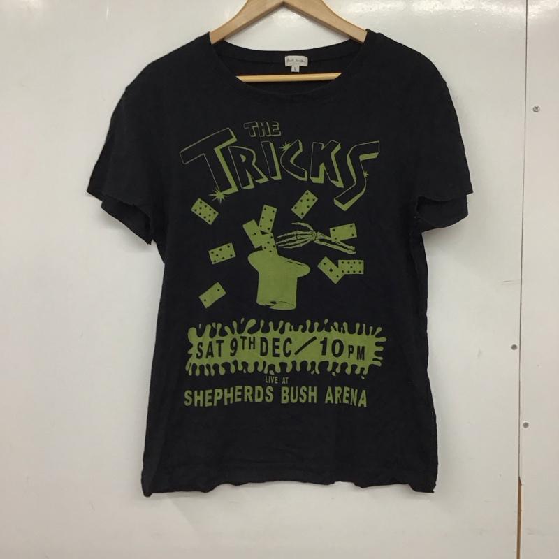 ポールスミス Paul Smith Tシャツ 半袖 半袖カットソー プリントTシャツ クルーネックカットソー L プリント ダークグレー / ダークグレー / メンズ USED 古着 中古 10158265