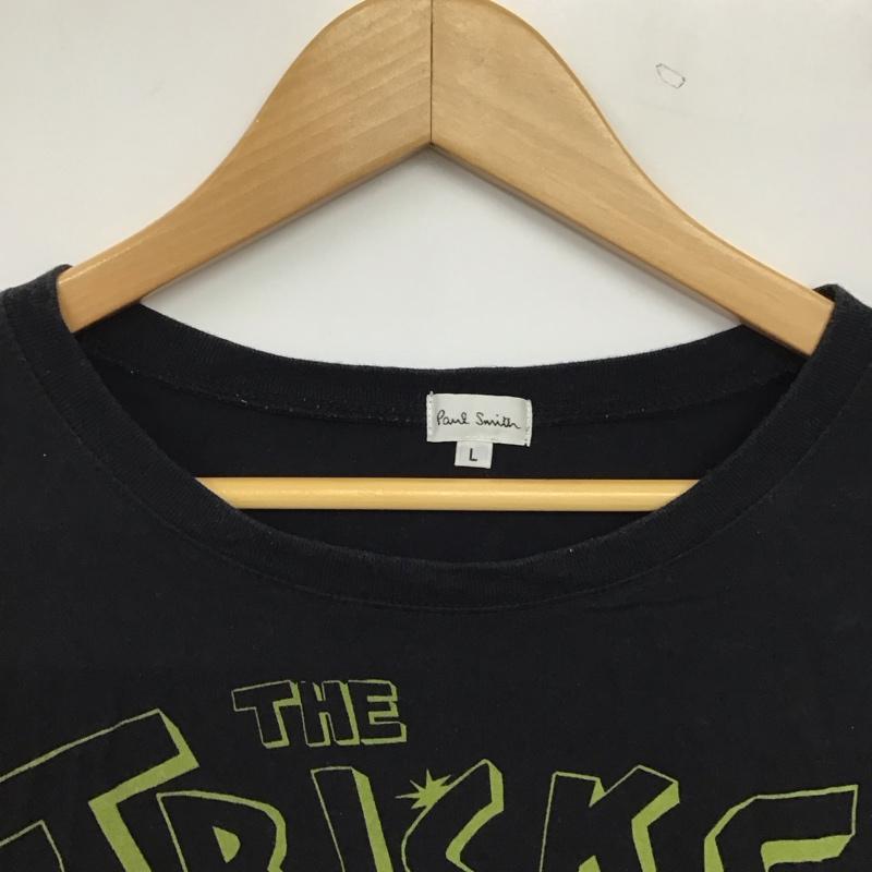 ポールスミス Paul Smith Tシャツ 半袖 半袖カットソー プリントTシャツ クルーネックカットソー L プリント ダークグレー / ダークグレー / メンズ USED 古着 中古 10158265