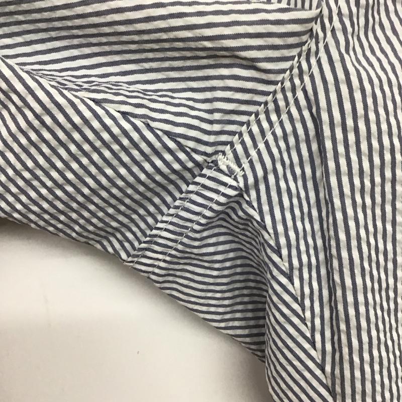 クオドロ quadro パンツ ワークパンツ、ペインターパンツ ワイドパンツ カジュアルパンツ ワークパンツ 2 ストライプ 白 / ホワイト / white X 灰 / グレー / gray メンズ USED 古着 中古 10158270