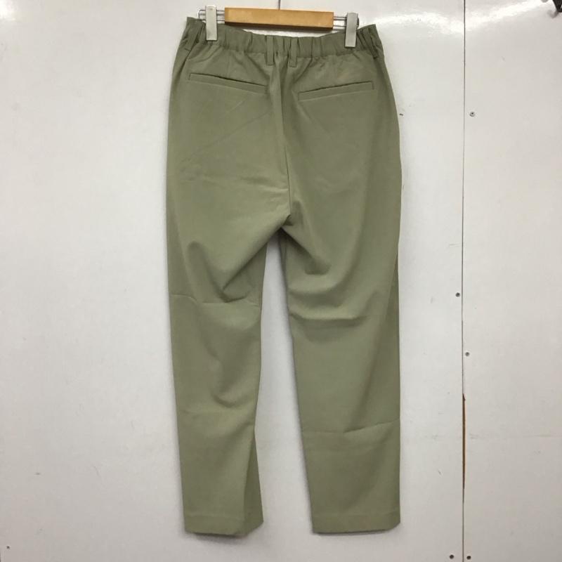 センスオブプレイス SENSEOFPLACE パンツ スラックス スラックスパンツ ワイドパンツ センタータックパンツ M 無地 カーキ / カーキ / khaki メンズ USED 古着 中古 10158271