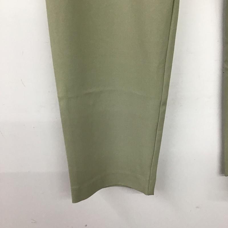 センスオブプレイス SENSEOFPLACE パンツ スラックス スラックスパンツ ワイドパンツ センタータックパンツ M 無地 カーキ / カーキ / khaki メンズ USED 古着 中古 10158271