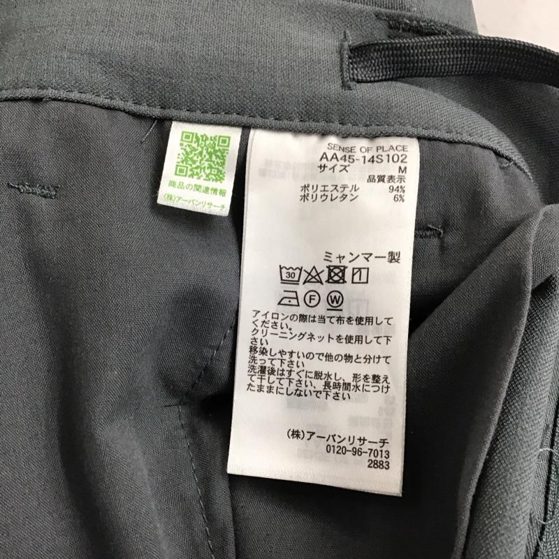 センスオブプレイス SENSEOFPLACE パンツ スラックス スラックス ワイドパンツ カジュアルパンツ M 無地 灰 / グレー / gray メンズ USED 古着 中古 10158272