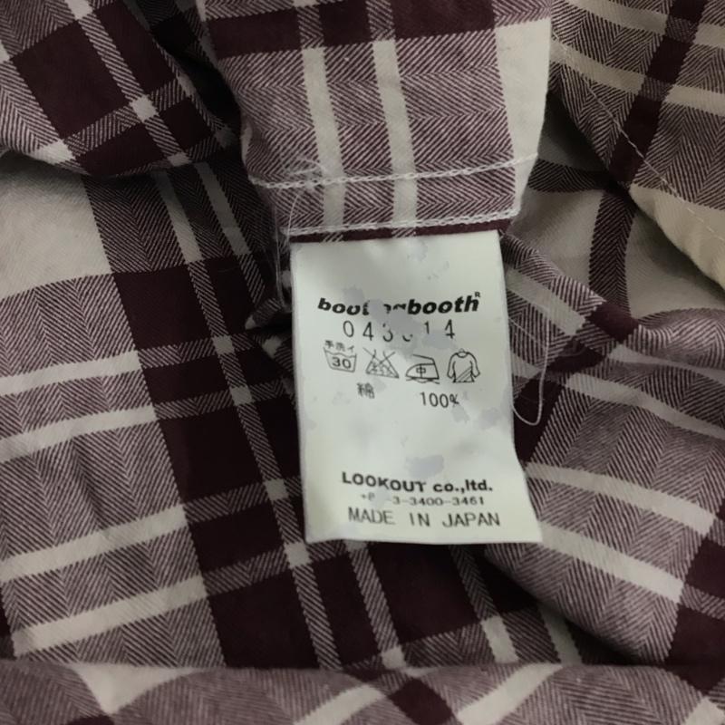 ブートレグブース BOOTLEGBOOTH シャツ、ブラウス 半袖 半袖シャツ チェックシャツ カラーシャツ XL チェック マルチカラー / マルチカラー / multicolor メンズ USED 古着 中古 10158280