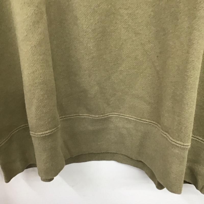 フリークスストア FREAK S STORE トレーナー 長袖 長袖トレーナー スウェット クルーネック プルオーバー M 無地 カーキ / カーキ / khaki メンズ USED 古着 中古 10158283