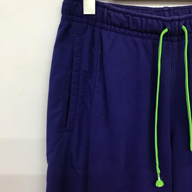 ナイキ NIKE パンツ ワークパンツ、ペインターパンツ ワイドパンツ カジュアルパンツ ワークパンツ L ロゴ、文字 青 / ブルー / blue メンズ USED 古着 中古 10158286