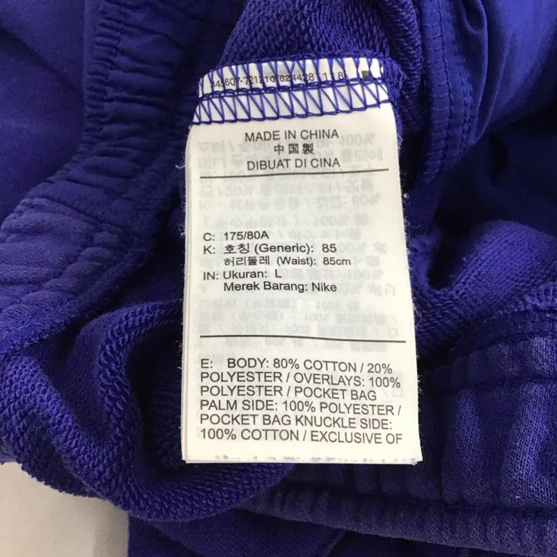 ナイキ NIKE パンツ ワークパンツ、ペインターパンツ ワイドパンツ カジュアルパンツ ワークパンツ L ロゴ、文字 青 / ブルー / blue メンズ USED 古着 中古 10158286