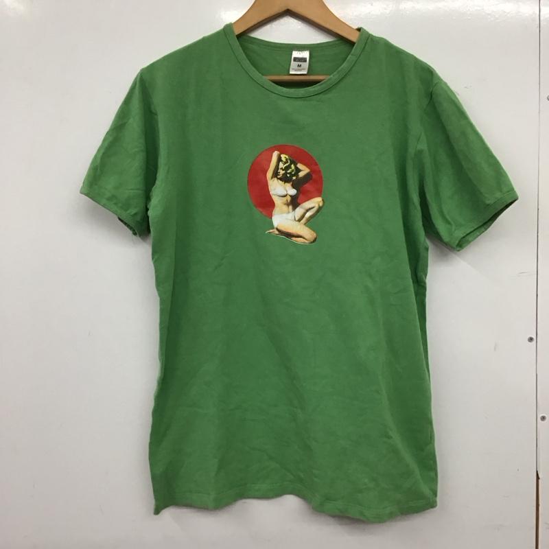 古着 USED Tシャツ 半袖 半袖カットソー プリントTシャツ クルーネックカットソー M プリント カーキ / カーキ / khaki メンズ USED 古着 中古 10158296