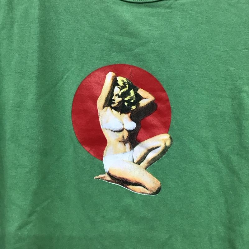 古着 USED Tシャツ 半袖 半袖カットソー プリントTシャツ クルーネックカットソー M プリント カーキ / カーキ / khaki メンズ USED 古着 中古 10158296