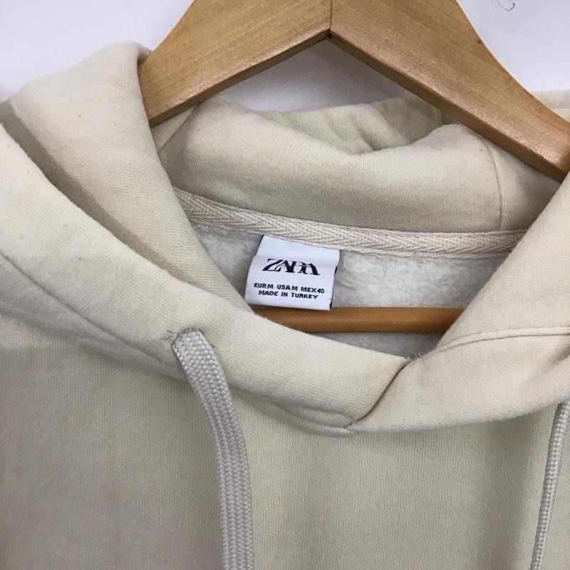 ザラ ZARA パーカー 長袖 長袖パーカー プルオーバーパーカー スウェット M 無地 ベージュ / ベージュ / beige メンズ USED 古着 中古 10158297