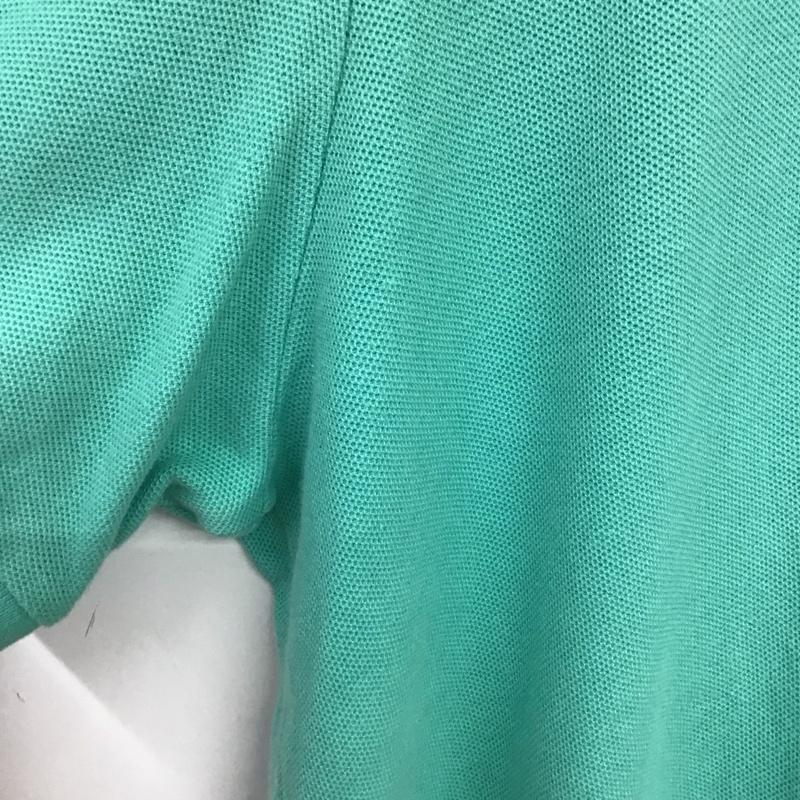 チャップス CHAPS ポロシャツ 半袖 半袖ポロシャツ カラーシャツ 半袖カットソー XL ロゴ、文字 薄緑 / ライトグリーン / メンズ USED 古着 中古 10158301