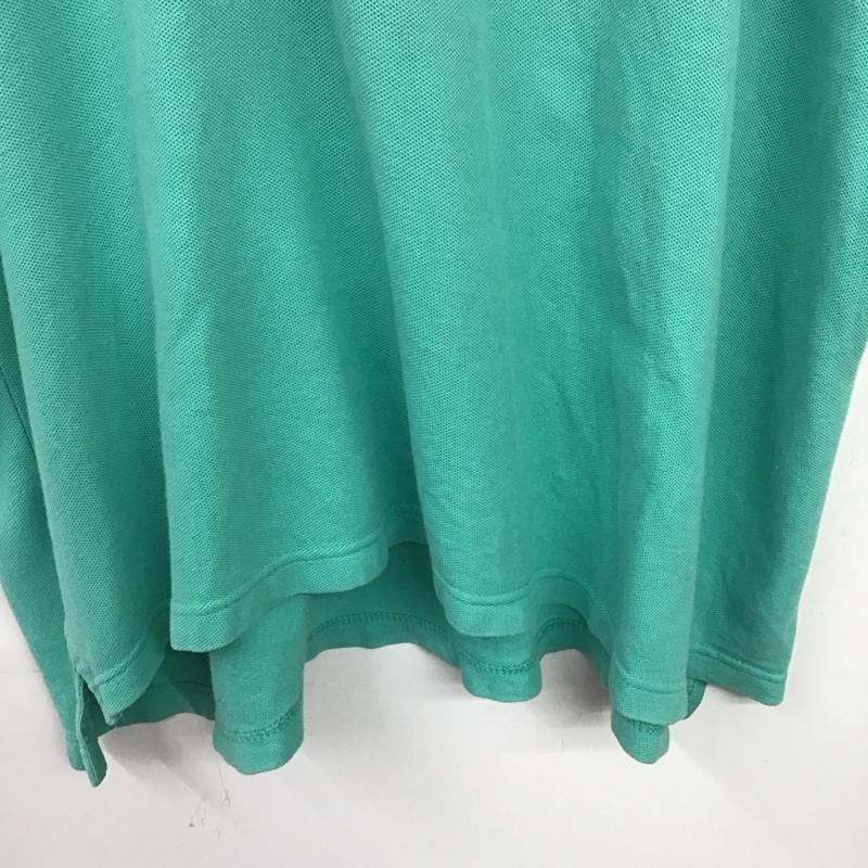 チャップス CHAPS ポロシャツ 半袖 半袖ポロシャツ カラーシャツ 半袖カットソー XL ロゴ、文字 薄緑 / ライトグリーン / メンズ USED 古着 中古 10158301