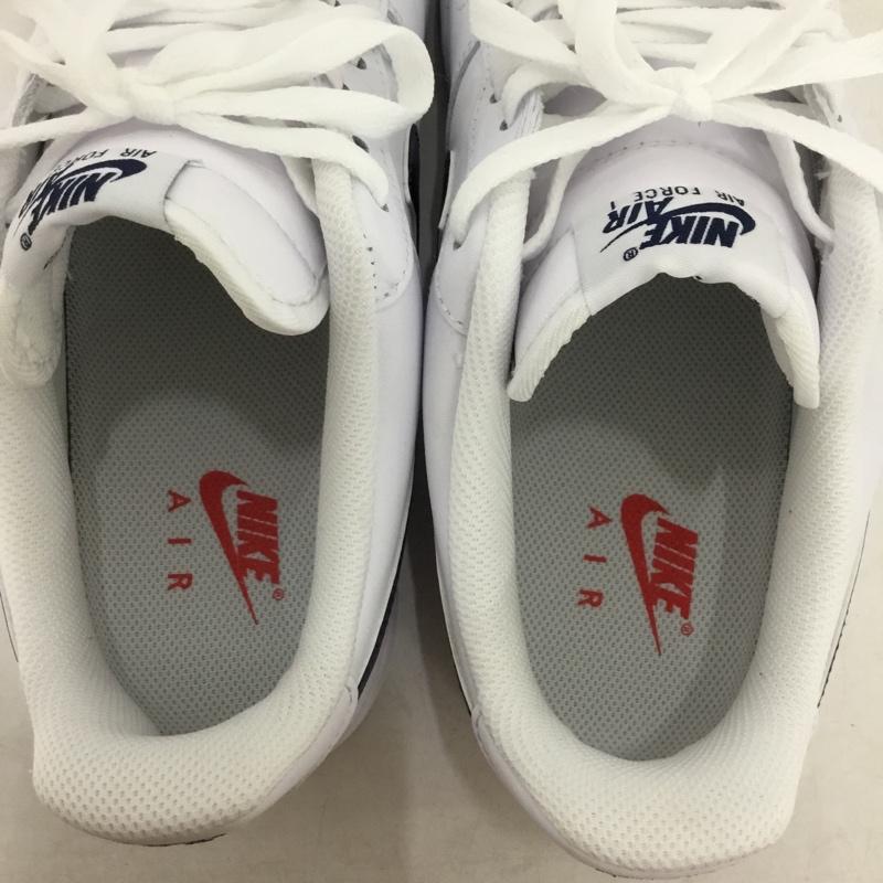ナイキ NIKE スニーカー スニーカー IQ0407-100 AIR FORCE 1 07 LV8 28.5cm 箱有 28.5cm ロゴ、文字 白 / ホワイト / white X 紺 / ネイビー / navy メンズ USED 古着 中古 10158305