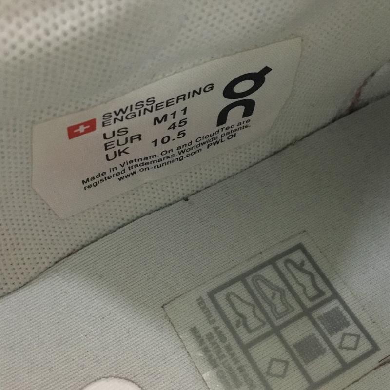 オン On スニーカー スニーカー ローカット UK10.5 US：11 ロゴ、文字 白 / ホワイト / white メンズ USED 古着 中古 10158307