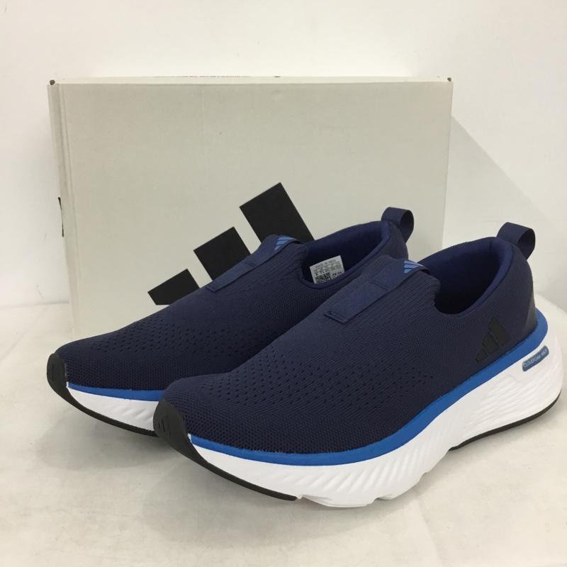 アディダス adidas スリッポン スリッポン ID4020 ゴー ラウンジャー スニーカー 26cm 箱有 26.0cm ロゴ、文字 紺 / ネイビー / navy X 青 / ブルー / blue X 白 / ホワイト / white メンズ USED 古着 中古 10158310