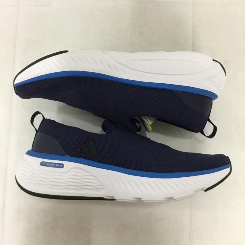 アディダス adidas スリッポン スリッポン ID4020 ゴー ラウンジャー スニーカー 26cm 箱有 26.0cm ロゴ、文字 紺 / ネイビー / navy X 青 / ブルー / blue X 白 / ホワイト / white メンズ USED 古着 中古 10158310