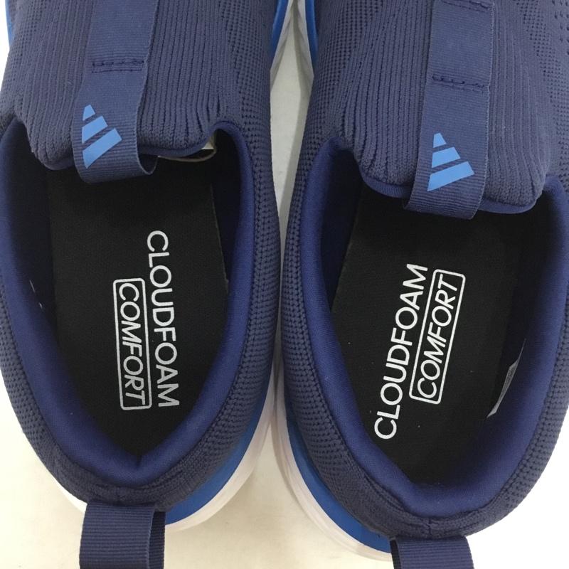 アディダス adidas スリッポン スリッポン ID4020 ゴー ラウンジャー スニーカー 26cm 箱有 26.0cm ロゴ、文字 紺 / ネイビー / navy X 青 / ブルー / blue X 白 / ホワイト / white メンズ USED 古着 中古 10158310