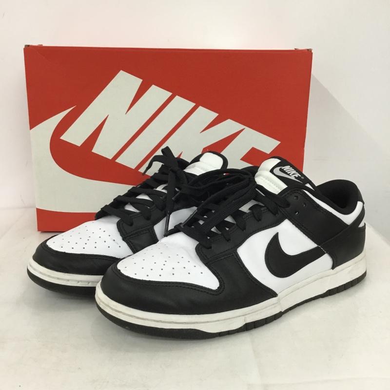 ナイキ NIKE スニーカー スニーカー DD1391-100 DUNK LOW RETRO 28cm 箱有 28.0cm ロゴ、文字 白 / ホワイト / white X 黒 / ブラック / black メンズ USED 古着 中古 10158312