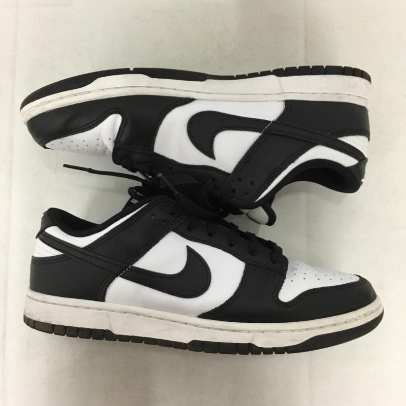 ナイキ NIKE スニーカー スニーカー DD1391-100 DUNK LOW RETRO 28cm 箱有 28.0cm ロゴ、文字 白 / ホワイト / white X 黒 / ブラック / black メンズ USED 古着 中古 10158312