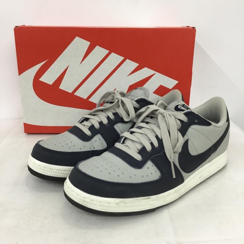 ナイキ NIKE スニーカー スニーカー FN6830-001 TERMINATOR LOW 27.5cm 箱有 27.5cm ロゴ、文字 灰 / グレー / gray X 紺 / ネイビー / navy X 白 / ホワイト / white メンズ USED 古着 中古 10158313