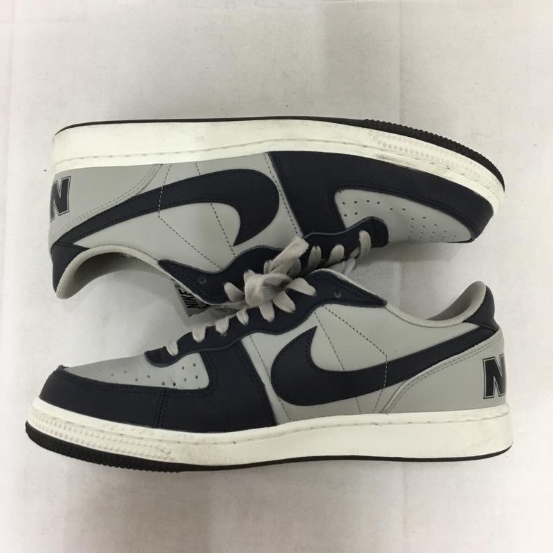 ナイキ NIKE スニーカー スニーカー FN6830-001 TERMINATOR LOW 27.5cm 箱有 27.5cm ロゴ、文字 灰 / グレー / gray X 紺 / ネイビー / navy X 白 / ホワイト / white メンズ USED 古着 中古 10158313