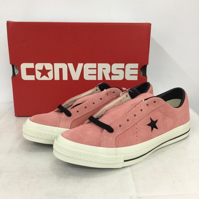 コンバース CONVERSE スニーカー スニーカー 33702420 ONE STAR SUEDE 28cm 箱有 28.0cm ロゴ、文字 桃 / ピンク / pink X 黒 / ブラック / black X 白 / ホワイト / white メンズ USED 古着 中古 10158314