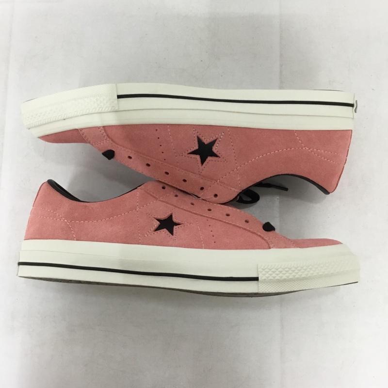 コンバース CONVERSE スニーカー スニーカー 33702420 ONE STAR SUEDE 28cm 箱有 28.0cm ロゴ、文字 桃 / ピンク / pink X 黒 / ブラック / black X 白 / ホワイト / white メンズ USED 古着 中古 10158314