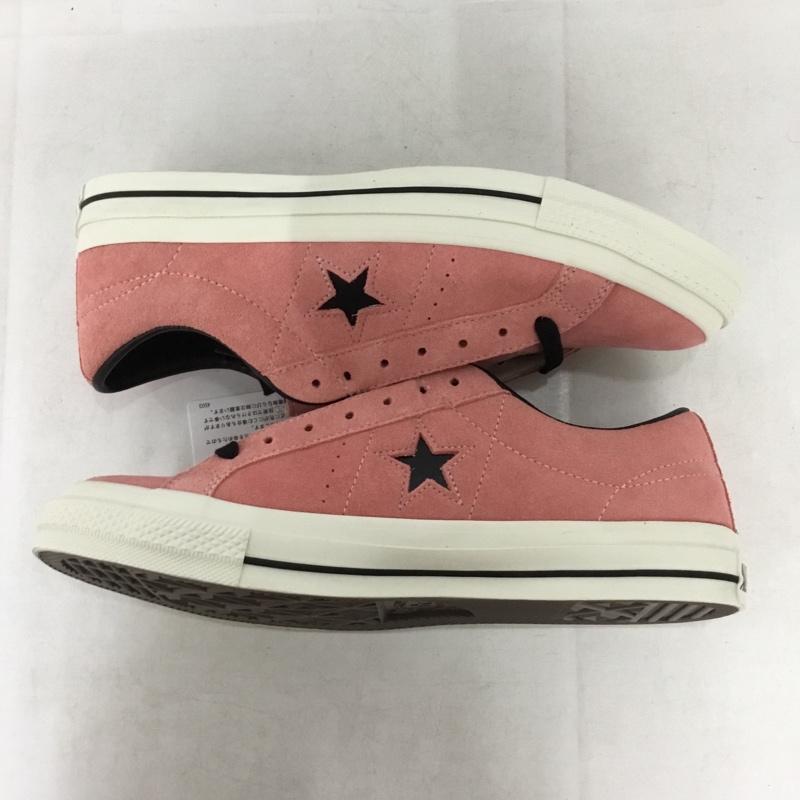 コンバース CONVERSE スニーカー スニーカー 33702420 ONE STAR SUEDE 28cm 箱有 28.0cm ロゴ、文字 桃 / ピンク / pink X 黒 / ブラック / black X 白 / ホワイト / white メンズ USED 古着 中古 10158314