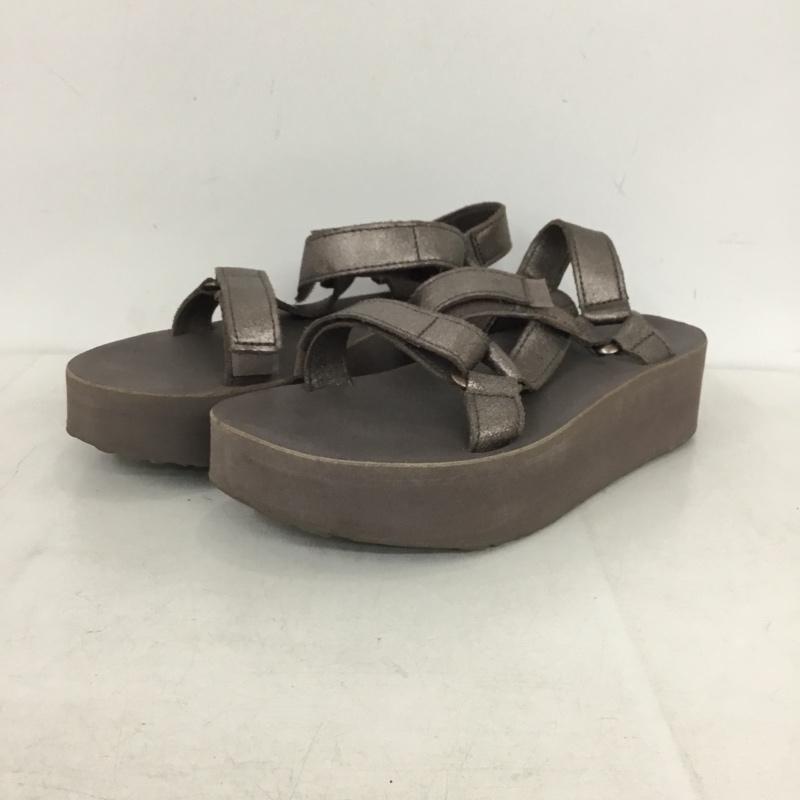 テバ Teva サンダル サンダル 1118943 FLATFORM UNIVERSAL LEATHER 25cm 25.0cm ロゴ、文字 マルチカラー / マルチカラー / multicolor レディース USED 古着 中古 10158317
