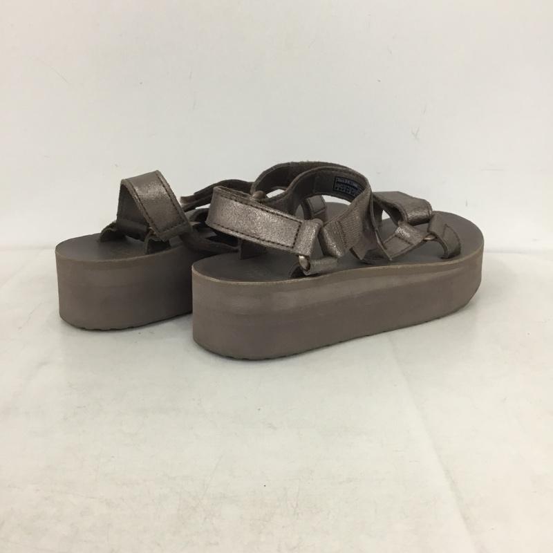 テバ Teva サンダル サンダル 1118943 FLATFORM UNIVERSAL LEATHER 25cm 25.0cm ロゴ、文字 マルチカラー / マルチカラー / multicolor レディース USED 古着 中古 10158317