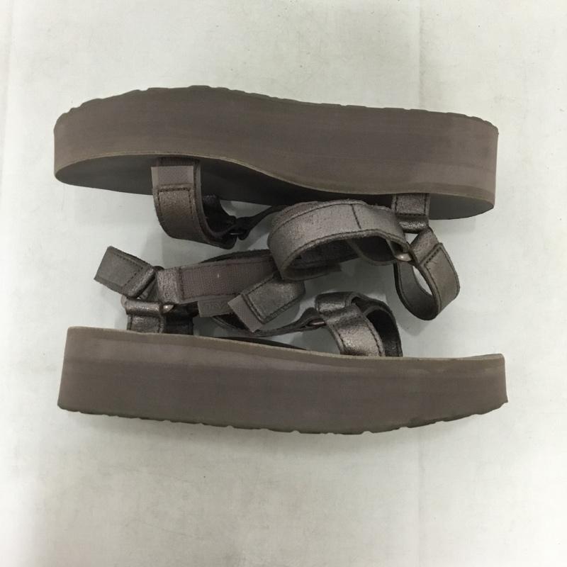 テバ Teva サンダル サンダル 1118943 FLATFORM UNIVERSAL LEATHER 25cm 25.0cm ロゴ、文字 マルチカラー / マルチカラー / multicolor レディース USED 古着 中古 10158317