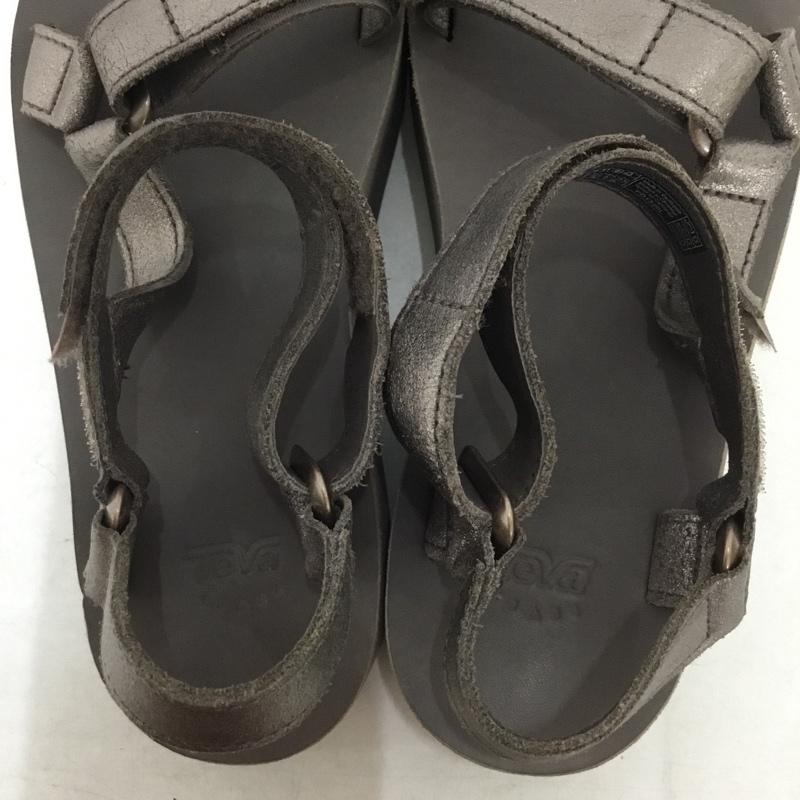 テバ Teva サンダル サンダル 1118943 FLATFORM UNIVERSAL LEATHER 25cm 25.0cm ロゴ、文字 マルチカラー / マルチカラー / multicolor レディース USED 古着 中古 10158317