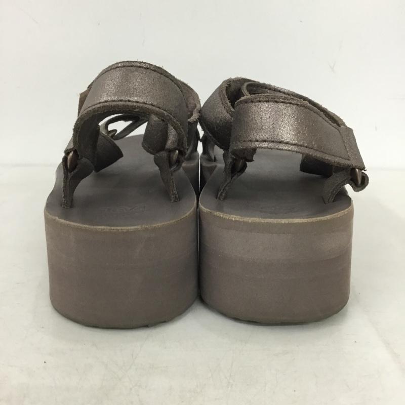 テバ Teva サンダル サンダル 1118943 FLATFORM UNIVERSAL LEATHER 25cm 25.0cm ロゴ、文字 マルチカラー / マルチカラー / multicolor レディース USED 古着 中古 10158317