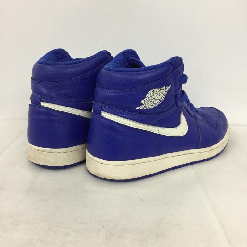 ナイキ NIKE スニーカー スニーカー 555088-401 AIR JORDAN 1 RETRO HIGH OG 28.5cm 28.5cm ロゴ、文字 青 / ブルー / blue X 白 / ホワイト / white メンズ USED 古着 中古 10158318