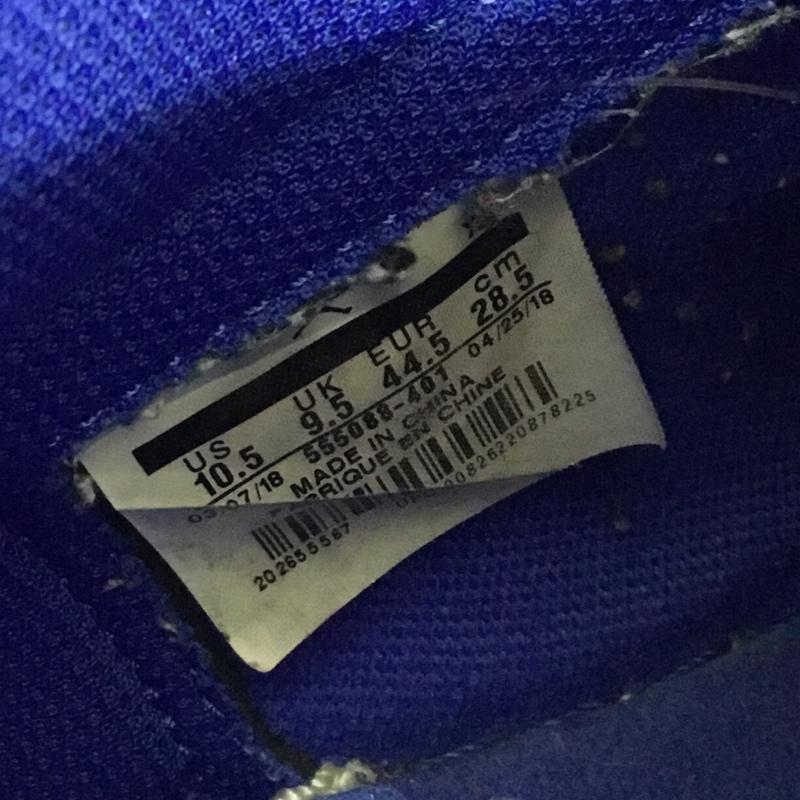 ナイキ NIKE スニーカー スニーカー 555088-401 AIR JORDAN 1 RETRO HIGH OG 28.5cm 28.5cm ロゴ、文字 青 / ブルー / blue X 白 / ホワイト / white メンズ USED 古着 中古 10158318