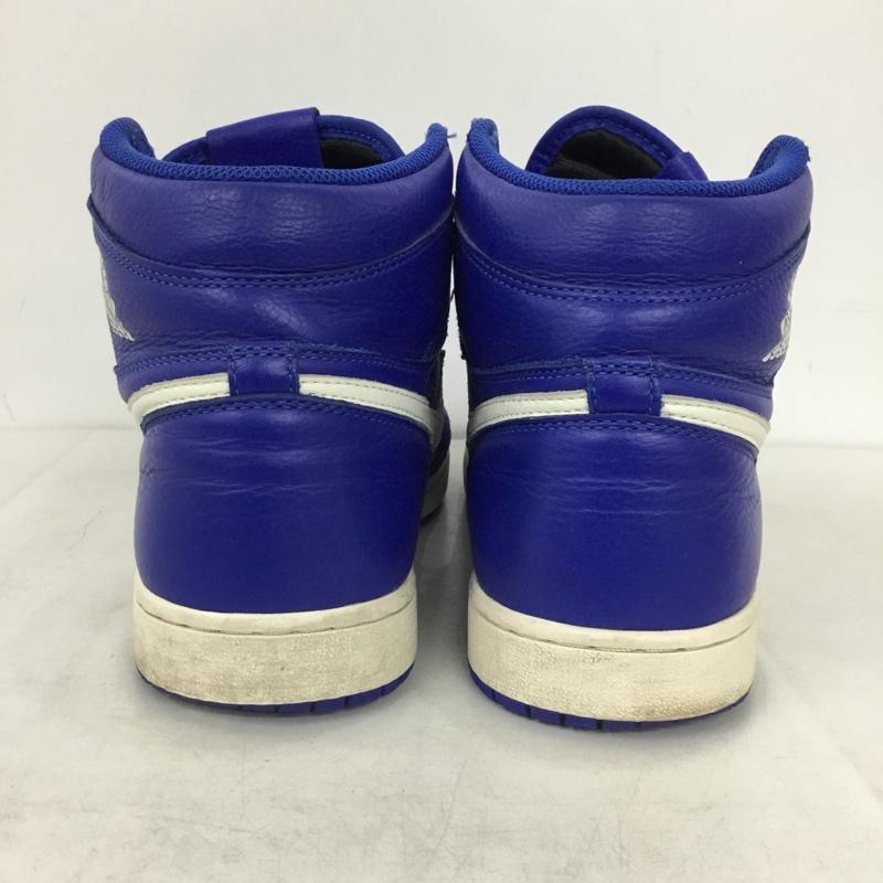ナイキ NIKE スニーカー スニーカー 555088-401 AIR JORDAN 1 RETRO HIGH OG 28.5cm 28.5cm ロゴ、文字 青 / ブルー / blue X 白 / ホワイト / white メンズ USED 古着 中古 10158318