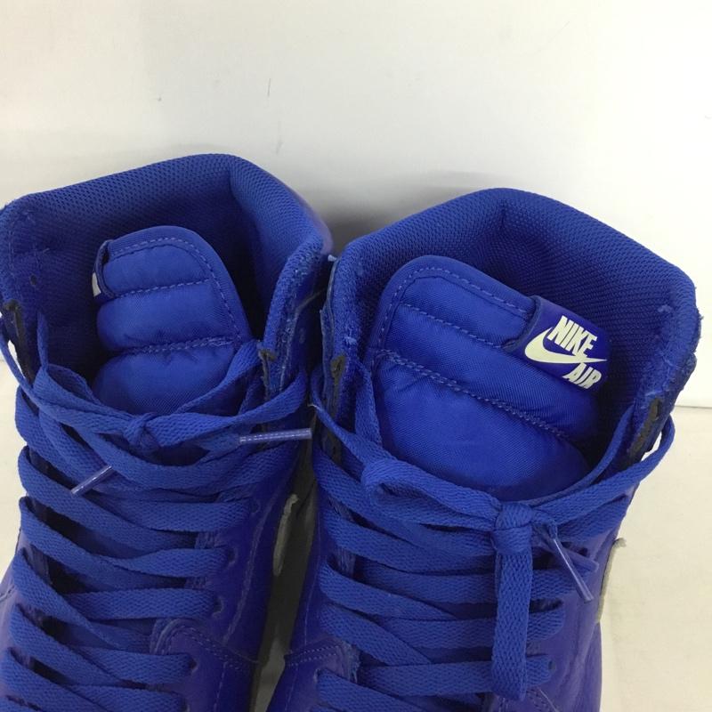 ナイキ NIKE スニーカー スニーカー 555088-401 AIR JORDAN 1 RETRO HIGH OG 28.5cm 28.5cm ロゴ、文字 青 / ブルー / blue X 白 / ホワイト / white メンズ USED 古着 中古 10158318