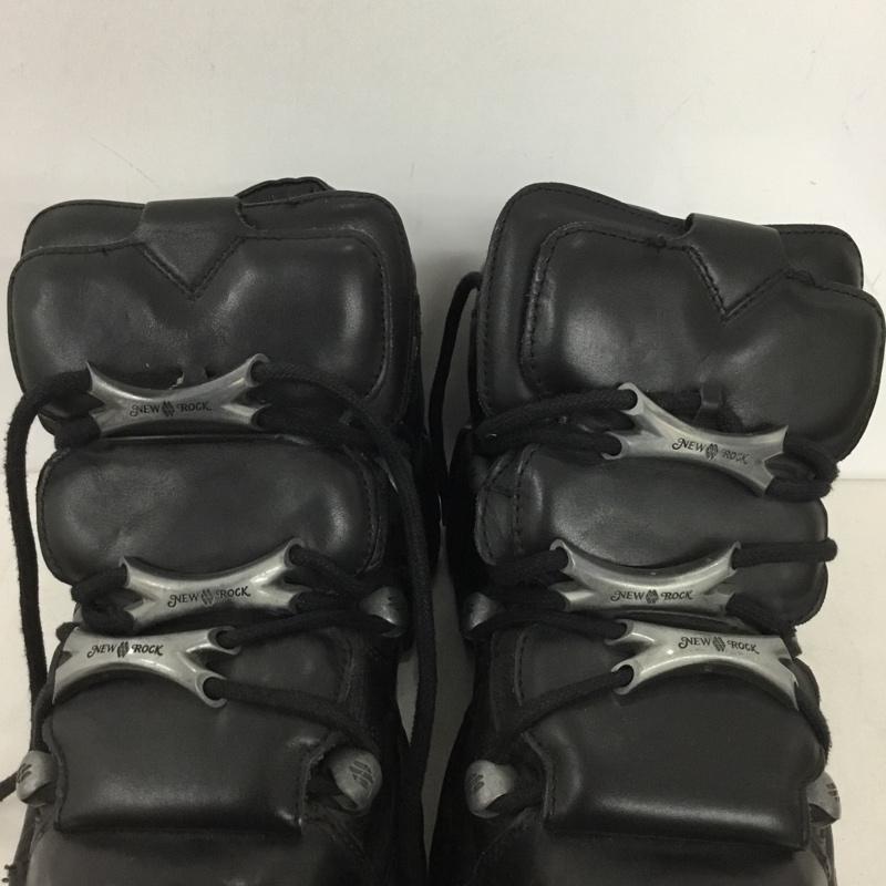 ニューロック NEW ROCK スニーカー スニーカー 厚底スニーカー 43 ロゴ、文字 黒 / ブラック / black メンズ USED 古着 中古 10158323