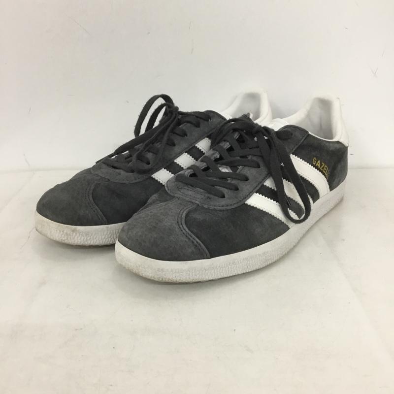 アディダス adidas スニーカー スニーカー BB5480 GAZELLE 25cm 25.0cm ロゴ、文字 灰 / グレー / gray X 白 / ホワイト / white レディース USED 古着 中古 10158325