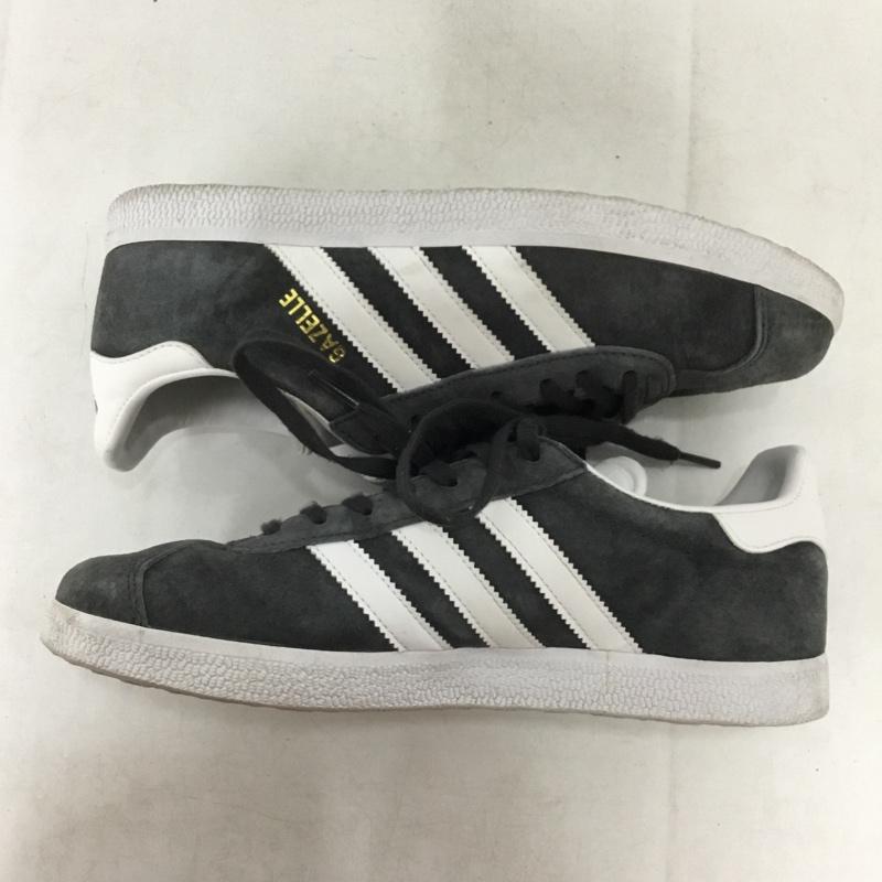 アディダス adidas スニーカー スニーカー BB5480 GAZELLE 25cm 25.0cm ロゴ、文字 灰 / グレー / gray X 白 / ホワイト / white レディース USED 古着 中古 10158325