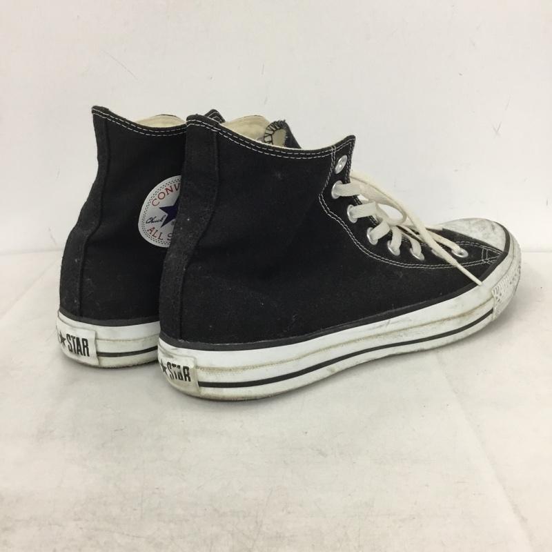 コンバース CONVERSE スニーカー スニーカー 32060181 CANVAS ALL STAR HI 28cm 28.0cm ロゴ、文字 黒 / ブラック / black X 白 / ホワイト / white メンズ USED 古着 中古 10158326