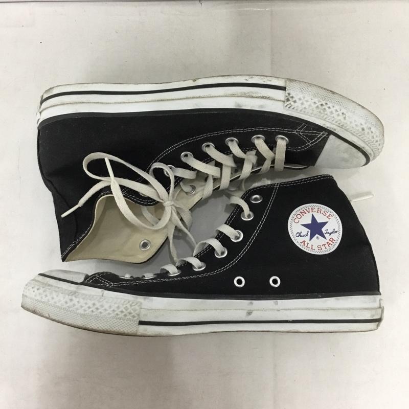 コンバース CONVERSE スニーカー スニーカー 32060181 CANVAS ALL STAR HI 28cm 28.0cm ロゴ、文字 黒 / ブラック / black X 白 / ホワイト / white メンズ USED 古着 中古 10158326